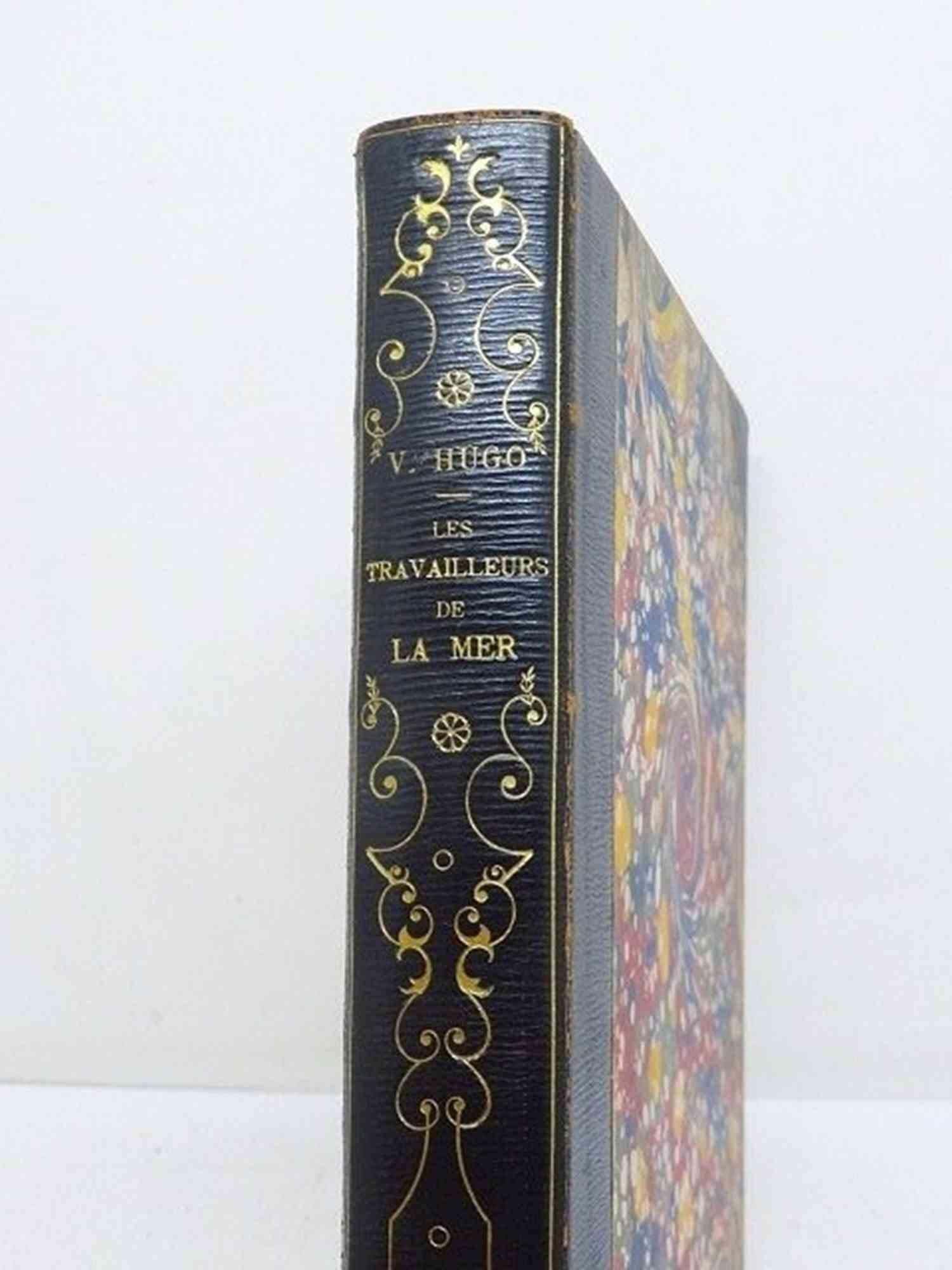 Les Travailleurs de la Mer - Seltenes Buch von Victor Hugo - 1866 im Angebot 3