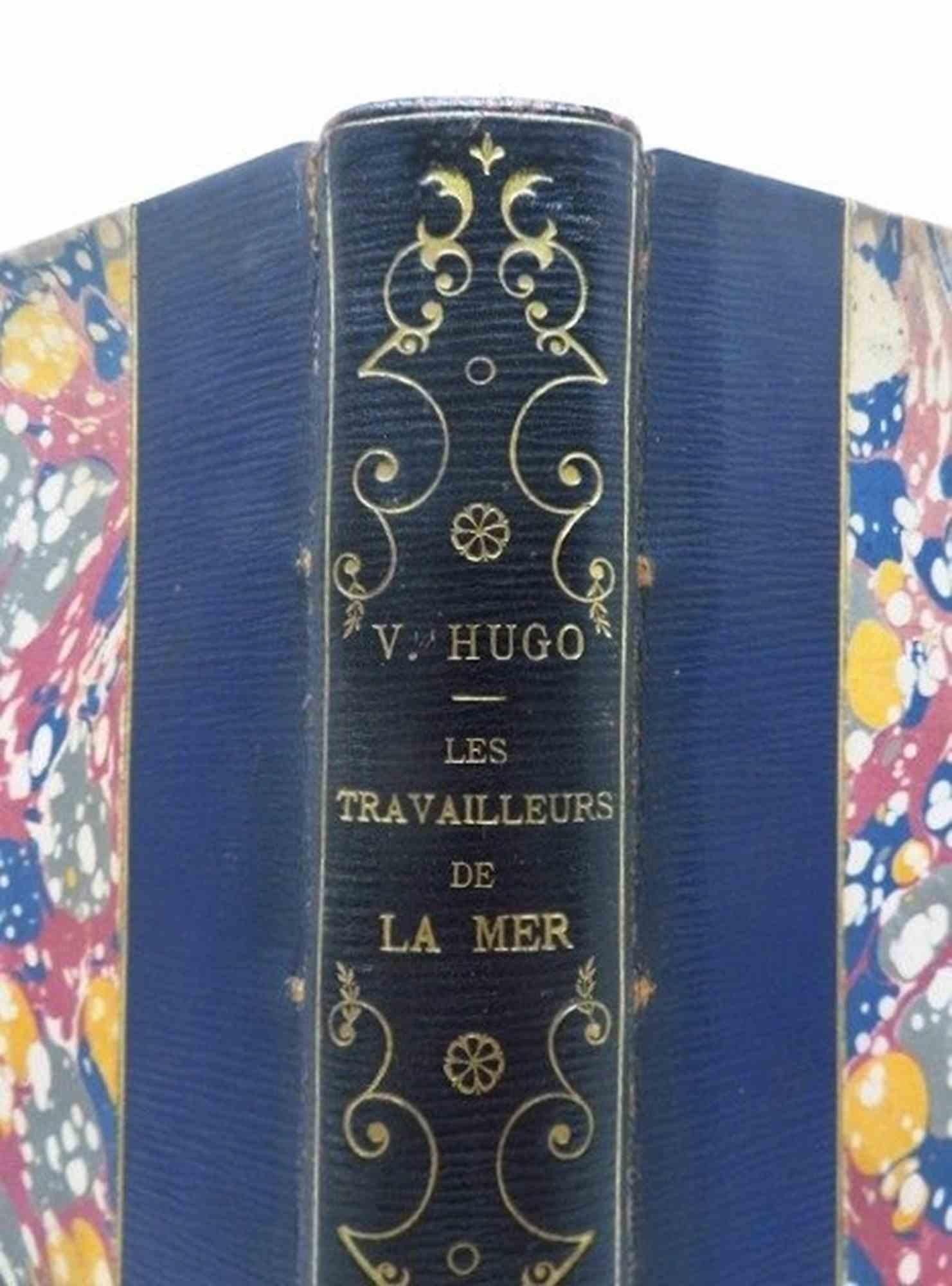 Les Travailleurs de la Mer - Seltenes Buch von Victor Hugo - 1866 im Angebot 2