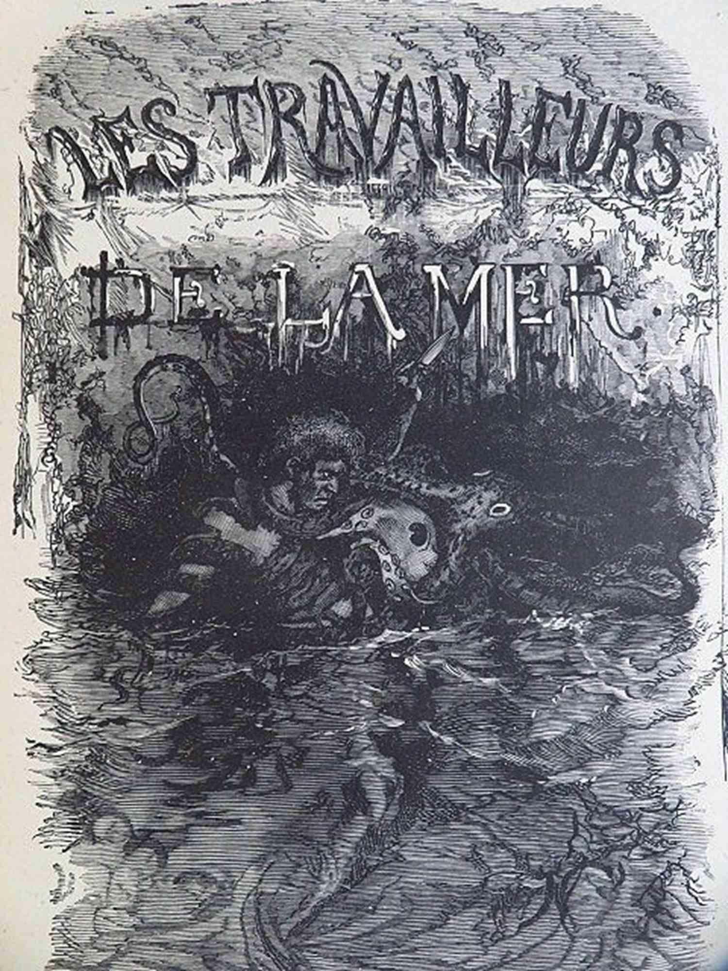 Les Travailleurs de la Mer - Seltenes Buch von Victor Hugo - 1866 im Angebot 9