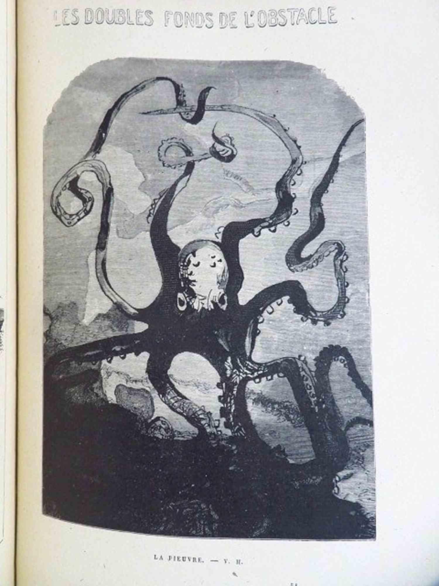 Les Travailleurs de la Mer - Seltenes Buch von Victor Hugo - 1866 im Angebot 8