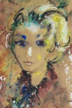 Frauenporträt – Zeichnung – 1965