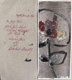 Antique Flower - Drawing - 1967