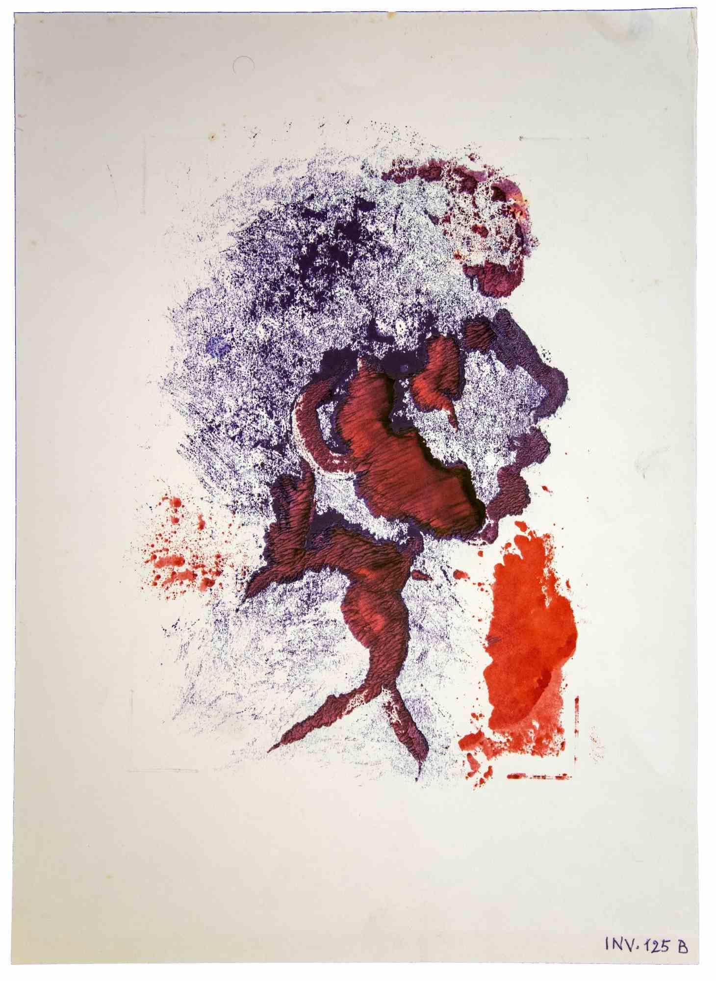 Das Profil – Zeichnung von Leo Guida – 1970er Jahre