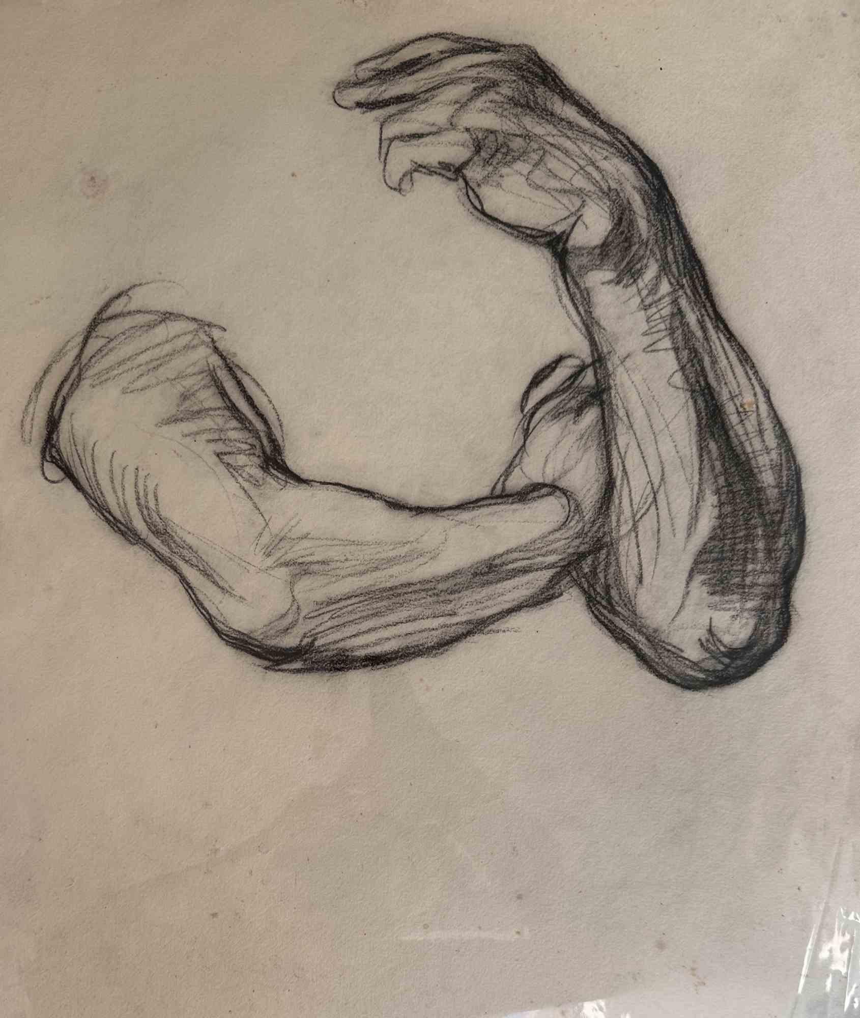 Corpo di uomo - Disegno - Metà del XX secolo - Art di Unknown