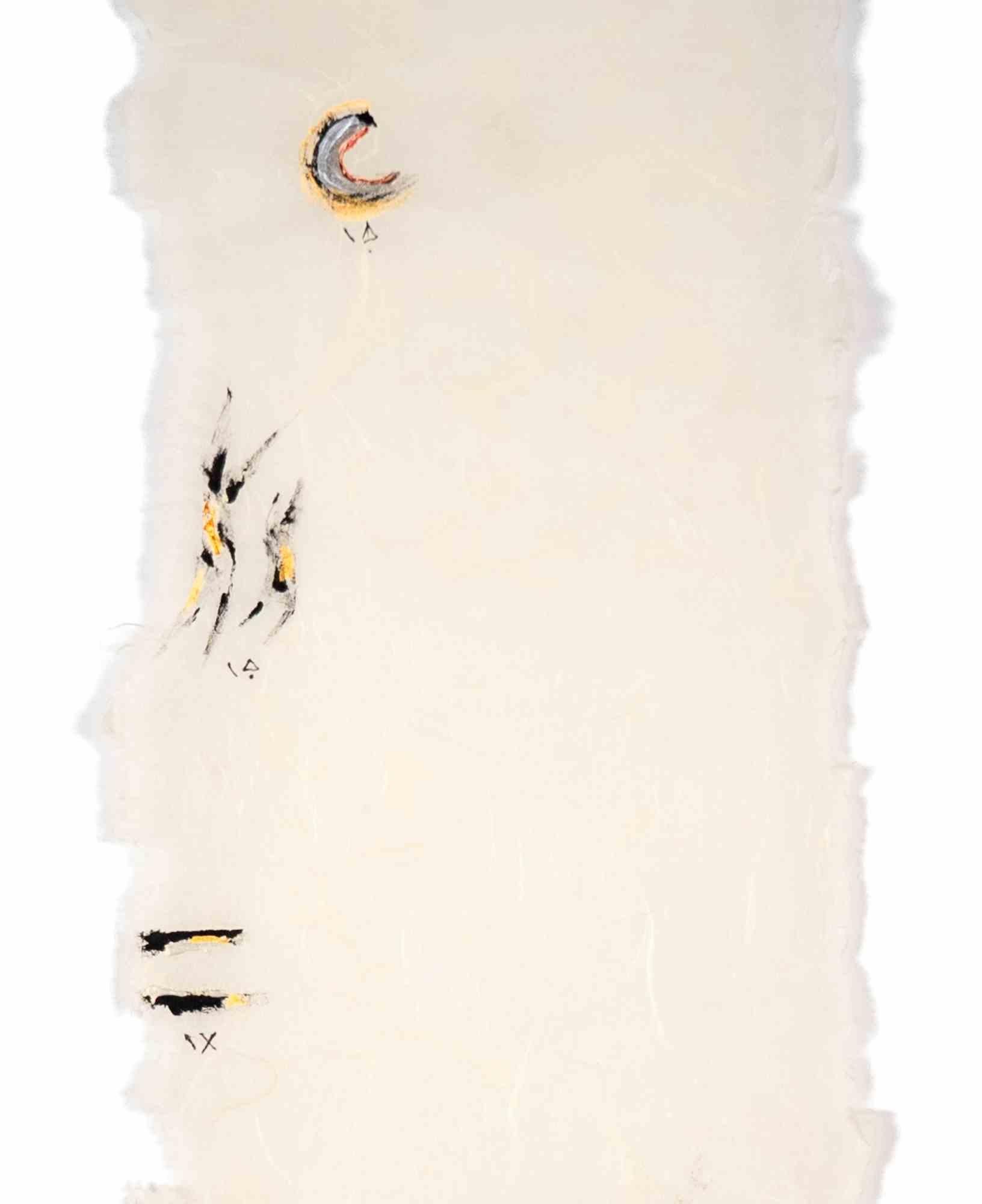 First Couple, First Moon – Gemälde von Parimah Avani – Parimah Avani – 2023 im Angebot 2