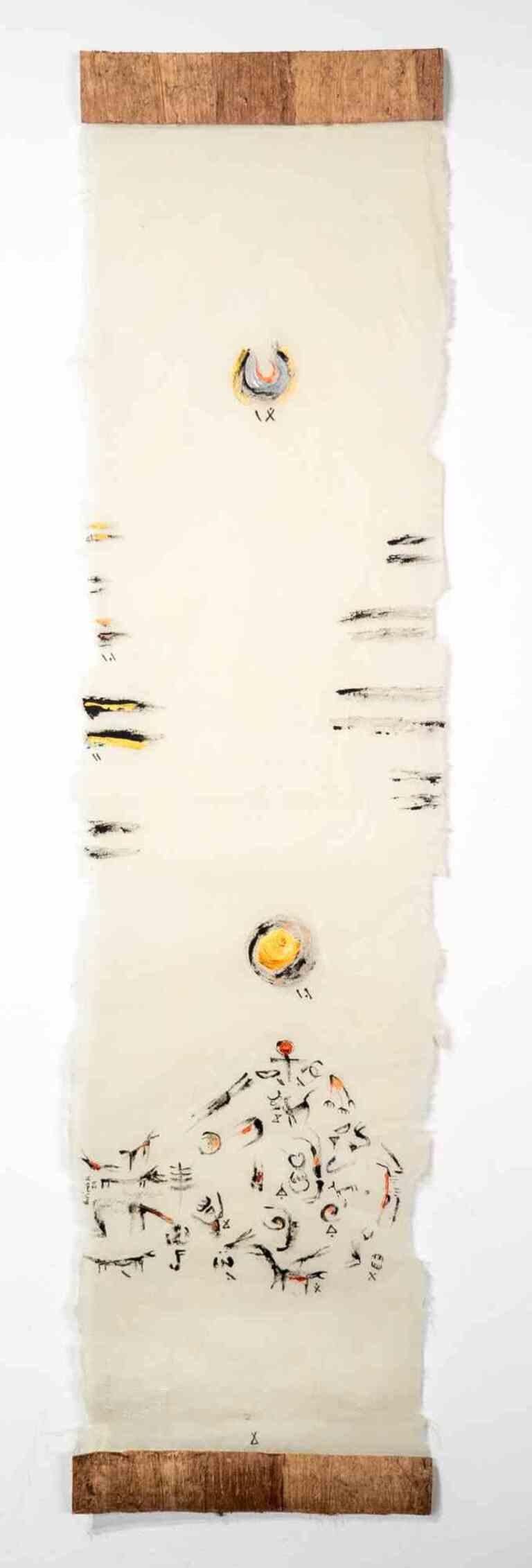 Sueño de Muertes y Vidas es un Dibujo realizado por la artista y Poeta iraní Parimah Avani en 2023.

Tinta china, acrílico sobre papel japonés Washi Haruki con Papiro aplicado, Plettenberg, DE.

Expuesta en "El viaje de la heroína" 2023, en la Sala