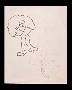 Duel - Drawing by Mino Maccari - 1935