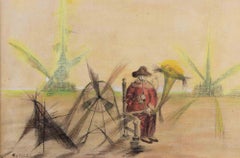 Clown - Drawing by Niko Nardulli - 1961