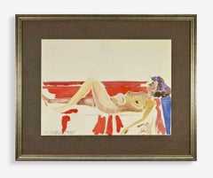 Nude of Woman - Drawing - Mid-20th Century