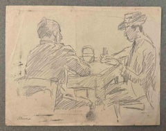 Playing - Drawing by Mino Maccari - Mid-20th Century