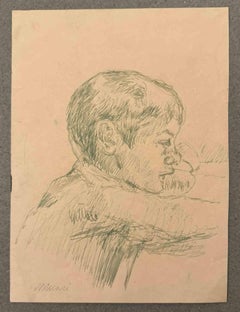 Ritratto - Disegno di Mino Maccari - Metà del XX secolo