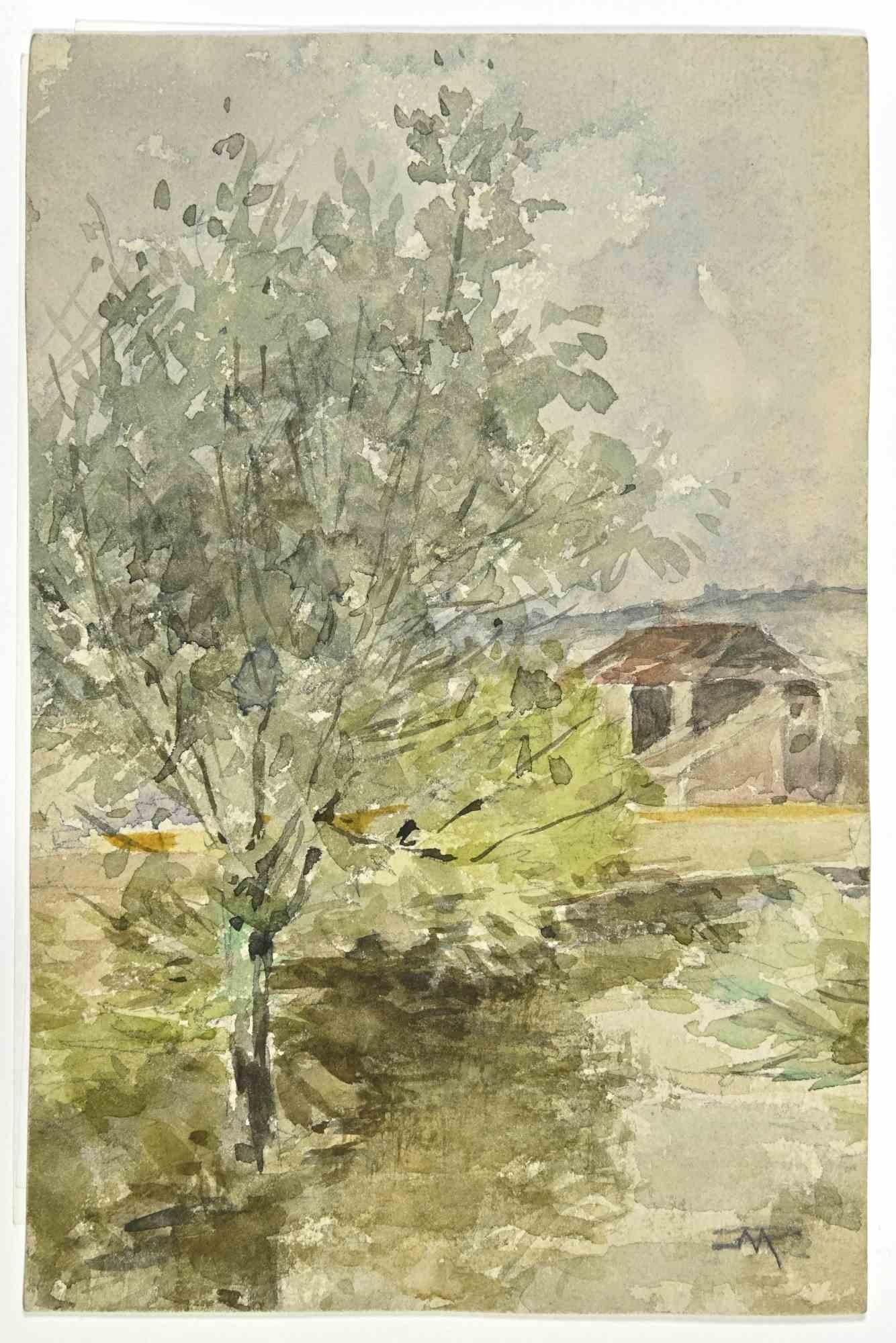 Paesaggio - Disegno - Metà del XX secolo