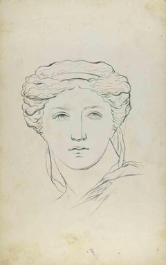 Porträt – Zeichnung von Nicolai Sarguir – frühes 20. Jahrhundert