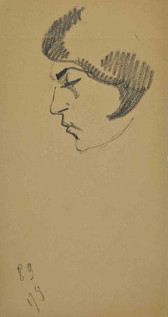 Portrait - Drawing by Joseph Alexander Colin - Mid-20th Century