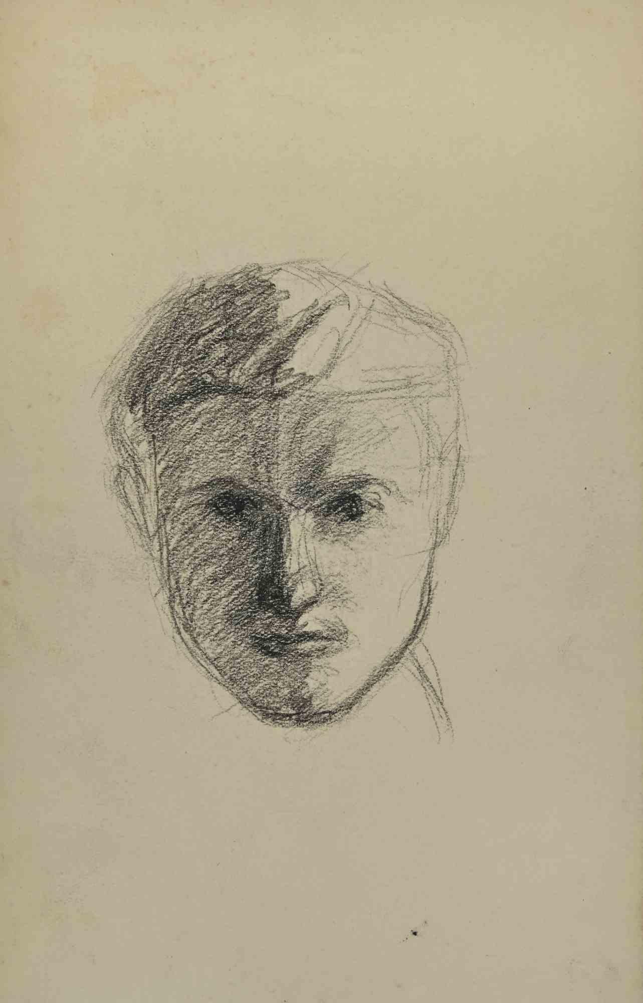 Portrait - Drawing by Joseph Alexander Colin - Mid-20th Century