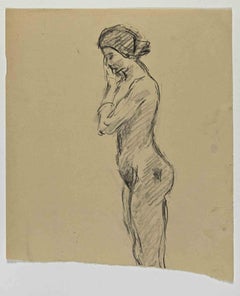 Nude - Drawing by Joseph Alexander Colin - Mid-20th Century