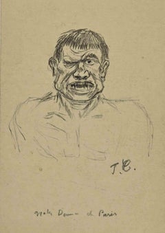 Portrait - Drawing by Joseph Alexander Colin - Mid-20th Century