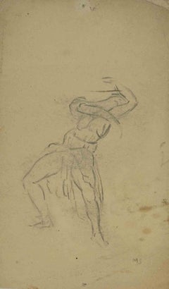 Figure - Drawing by Joseph Alexander Colin - Mid-20th Century