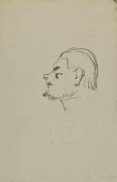 Retrato - Dibujo de Joseph Alexander Colin - Mediados del siglo XX