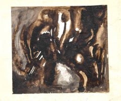 Abstract Composition - Drawing by Rewe Prunken - Mid-20th Century