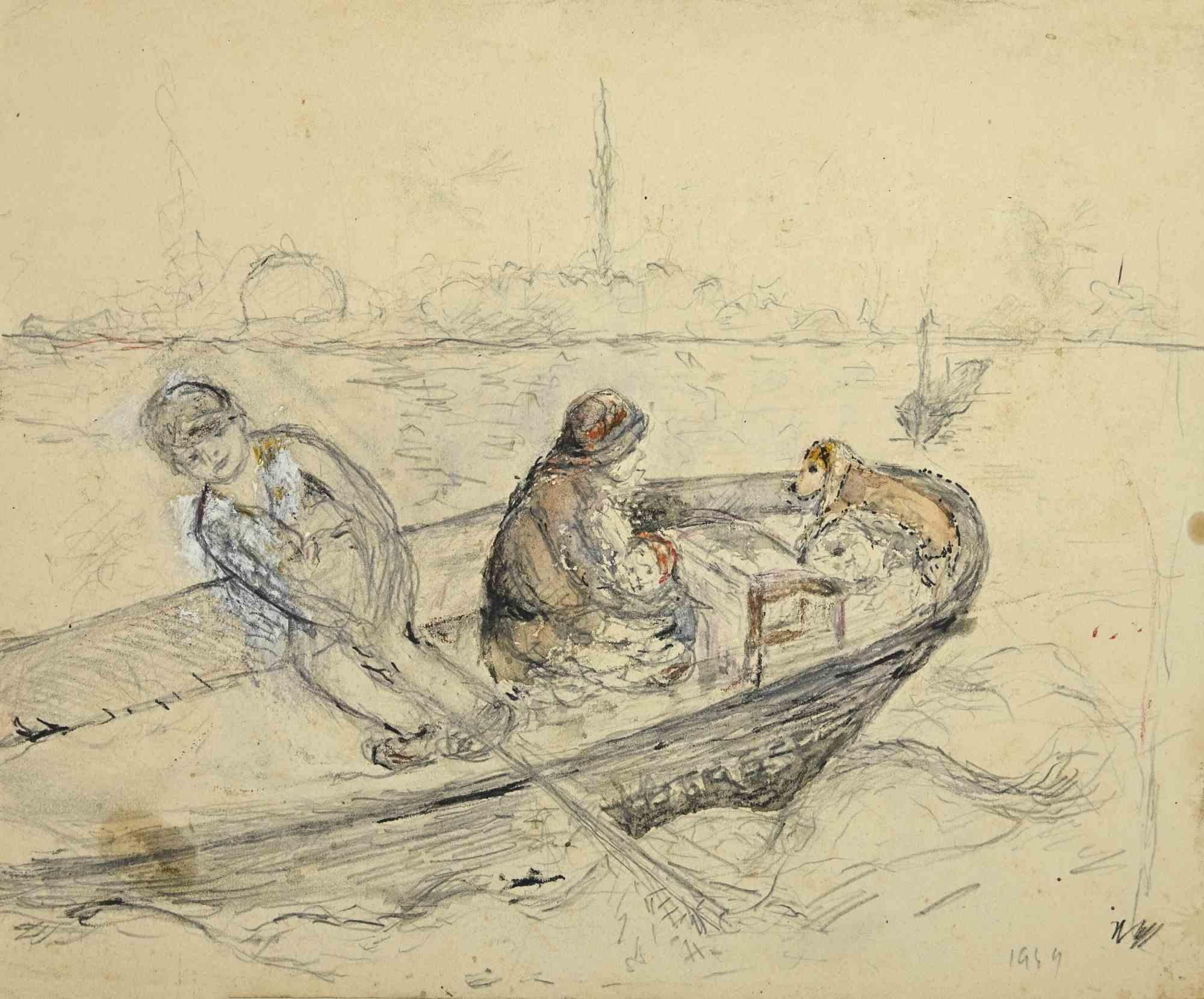 Sketches - Drawing by Karl Hanny - 1930s For Sale 1