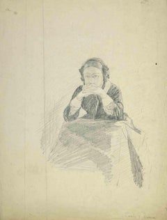 Croquis - Dessin de Louis Roux - Fin du 19e siècle