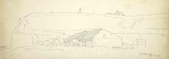 Landscape - Drawing by Jaques Hesvalle - Mid-20th Century