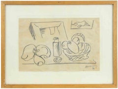 Naturaleza muerta - Dibujo de Sante Monachesi - 1939