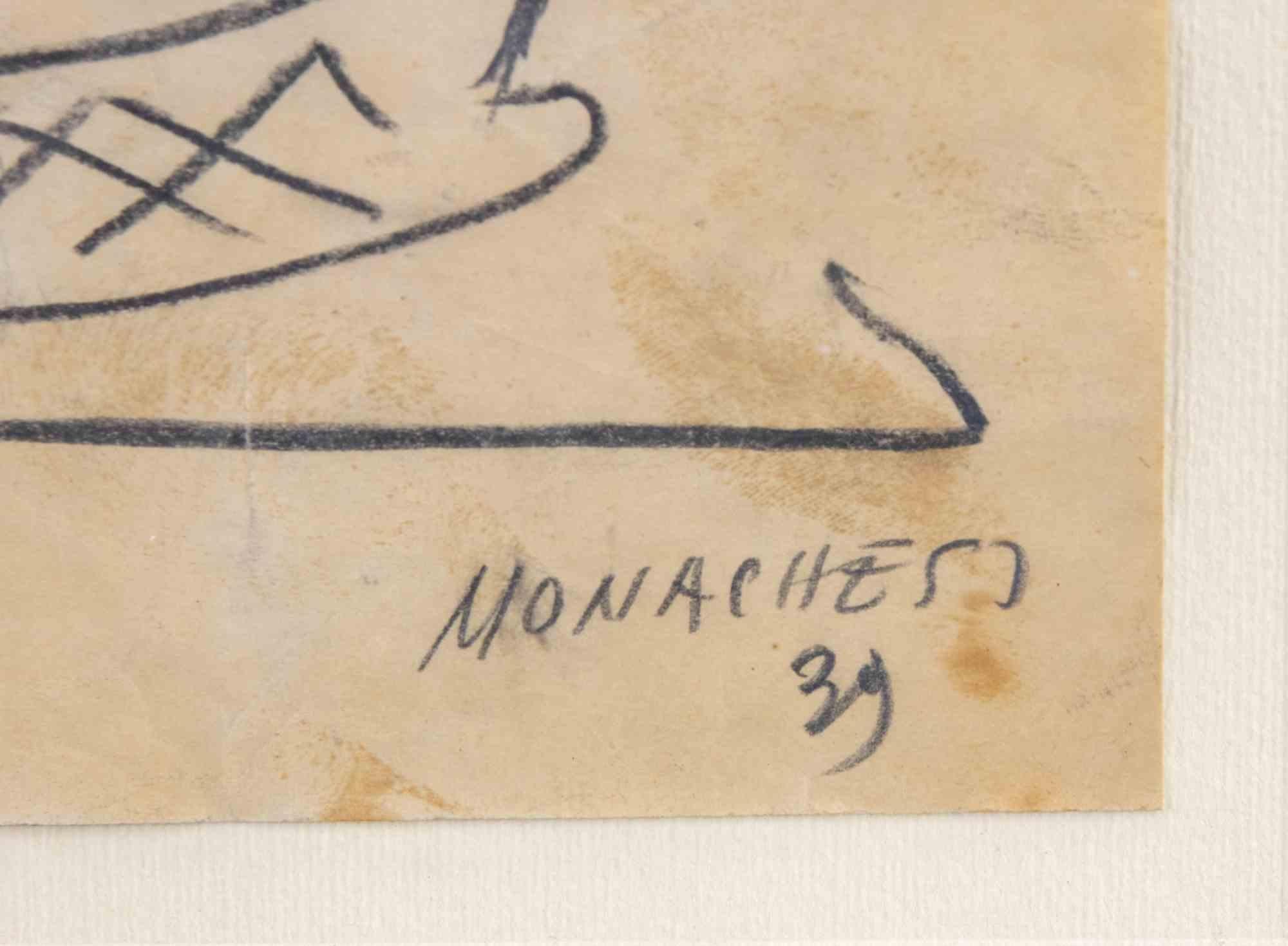 Still Life - Drawing by Sante Monachesi - 1939 For Sale 1