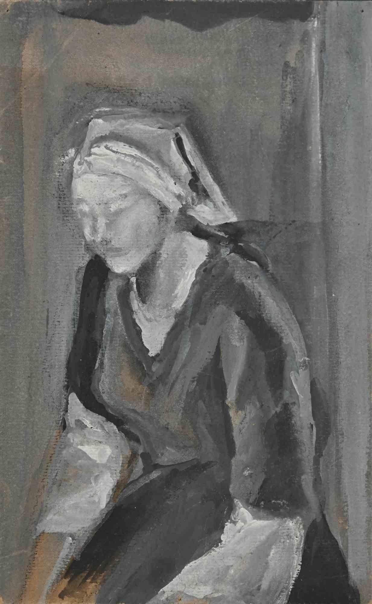 Donna - Disegno di Willem Van Hasselt - Metà del XX secolo