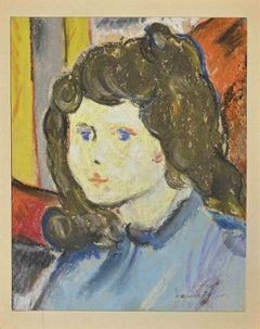 Ritratto - Disegno di Jean Lasnier - Metà del XX secolo
