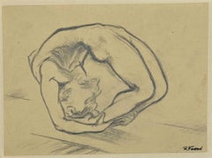 Nude - Drawing by Robert Fontene - Mid-20th Century