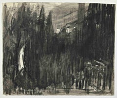 Bosque - Dibujo de Gabriele Galantara - Mediados del siglo XX