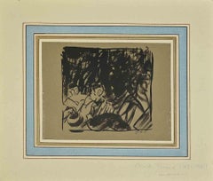 Composition - dessin d'Ernest Fouard - années 1940