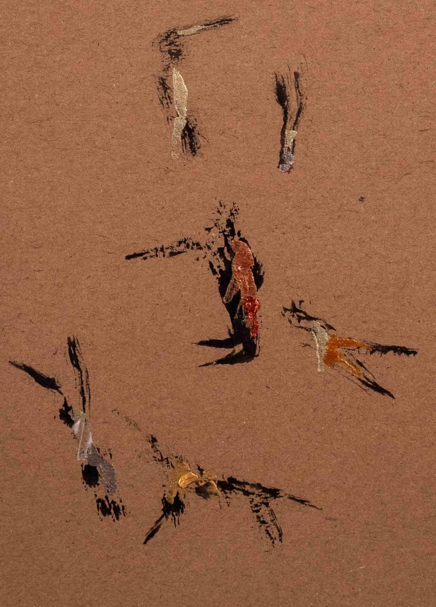 Coral Carol of Freedom - Pintura de Parimah Avani - 2021 en venta 1