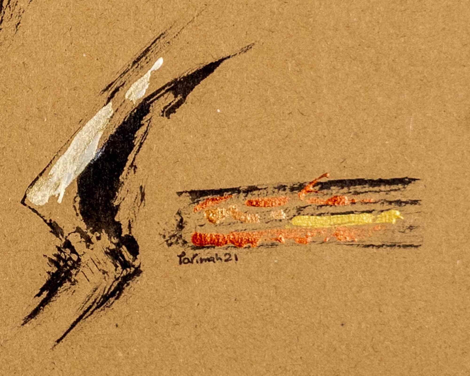 Invisible Cloak of Freedom - Paint by Parimah Avani - 2021 For Sale 1