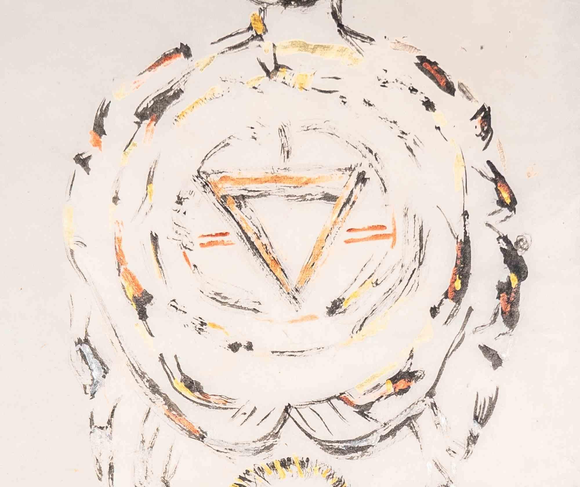 Full Moon Goddess, Light of Ways - Paint by Parimah Avani - 2023 For Sale 4