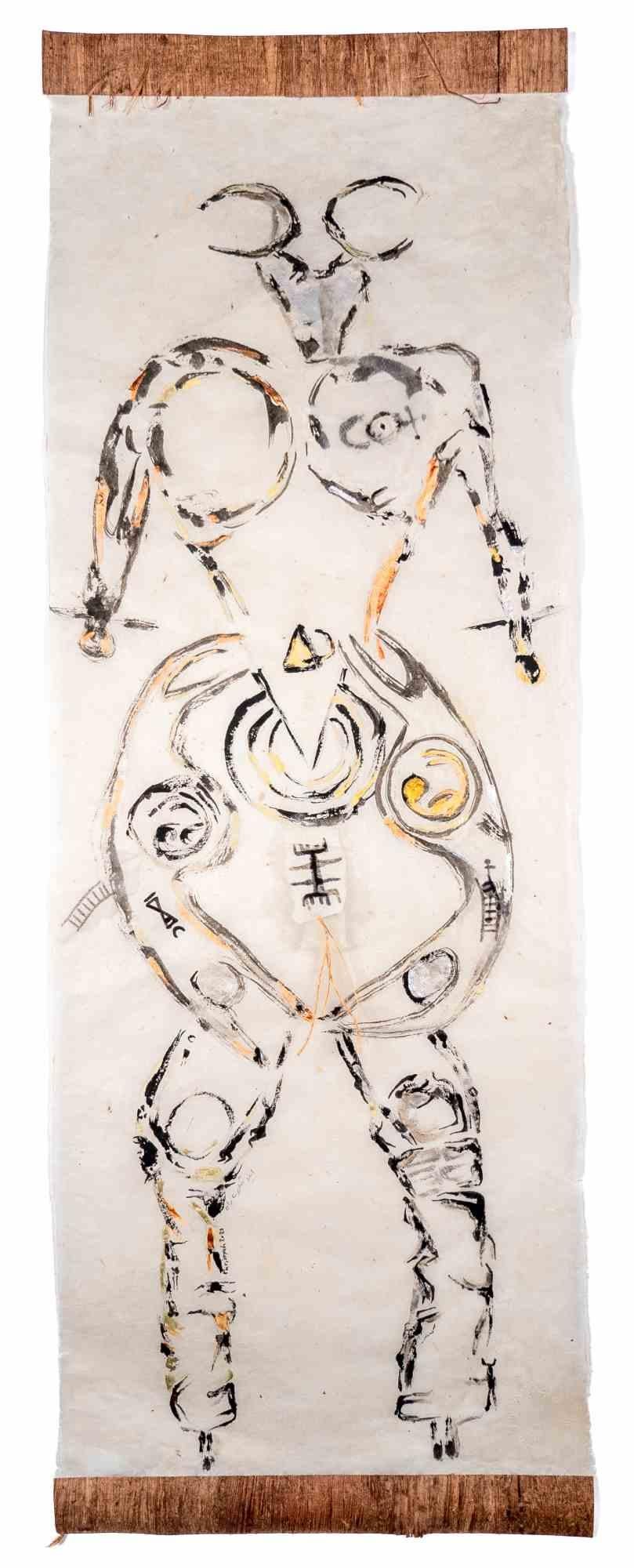 Deity of Warriors of the Ways - Paint by Parimah Avani - 2023