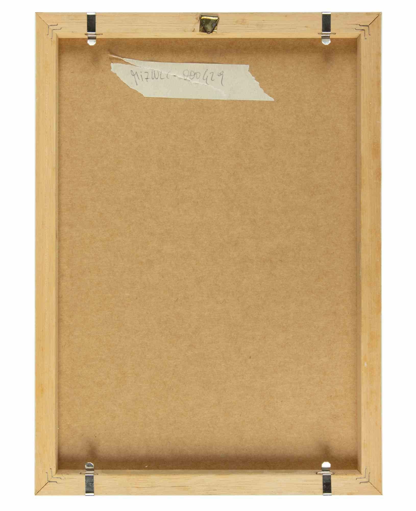 Caricatura de Enzo Ferrari - Dibujo de Emilio Giannelli - Años 80 en venta 2