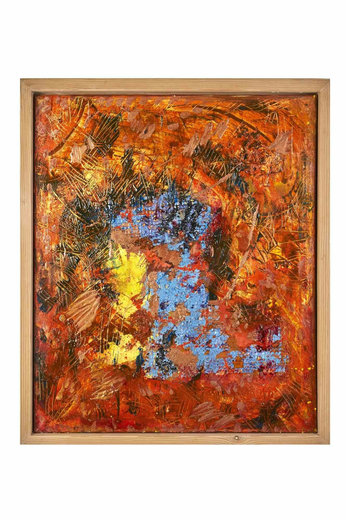 Titolo dell'opera "Frida la gatta pazza 

Panno 50x60 cm

Tecnica dei materiali misti, stucco, vetro acrilico