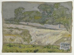 Prairie - Dessin d'Odette Verdier - Début du 20e siècle