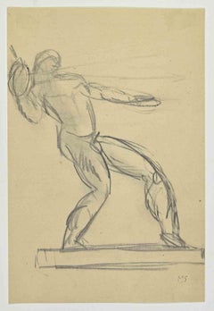 Figure - Drawing by Michel Simonidy - Early 20th century