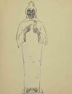 Holy Ma - Dibujo de Joseph Colin - mediados del siglo XX
