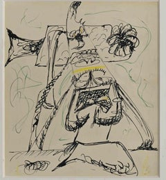 Agonia, motivo - Disegno di Arshile Gorky - 1946