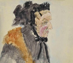 Profilo di M.me du Vivien - Disegno - Inizio XX secolo