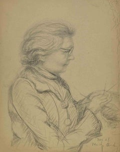 Couteau Femme - Drawing de Michel Anty - 1948