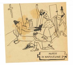 La morte di Napoleone - Disegno - Metà del XX secolo