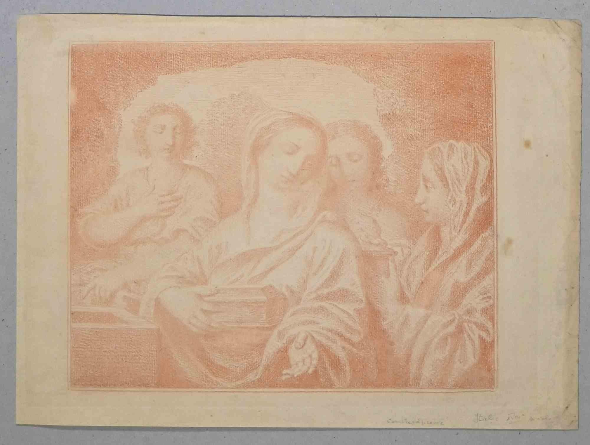 Sacra Famiglia - Etching - Late 18th century