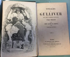 Viaje de Gulliver - Vol. I - Libro Raro Ilustrado por J.J. Grandville - 1838