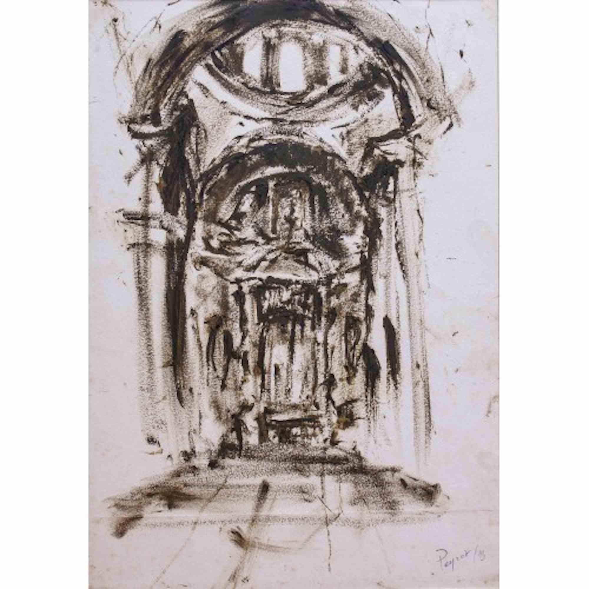 Tempera on paper realized in 1943.

Hand signed.

Good condition.